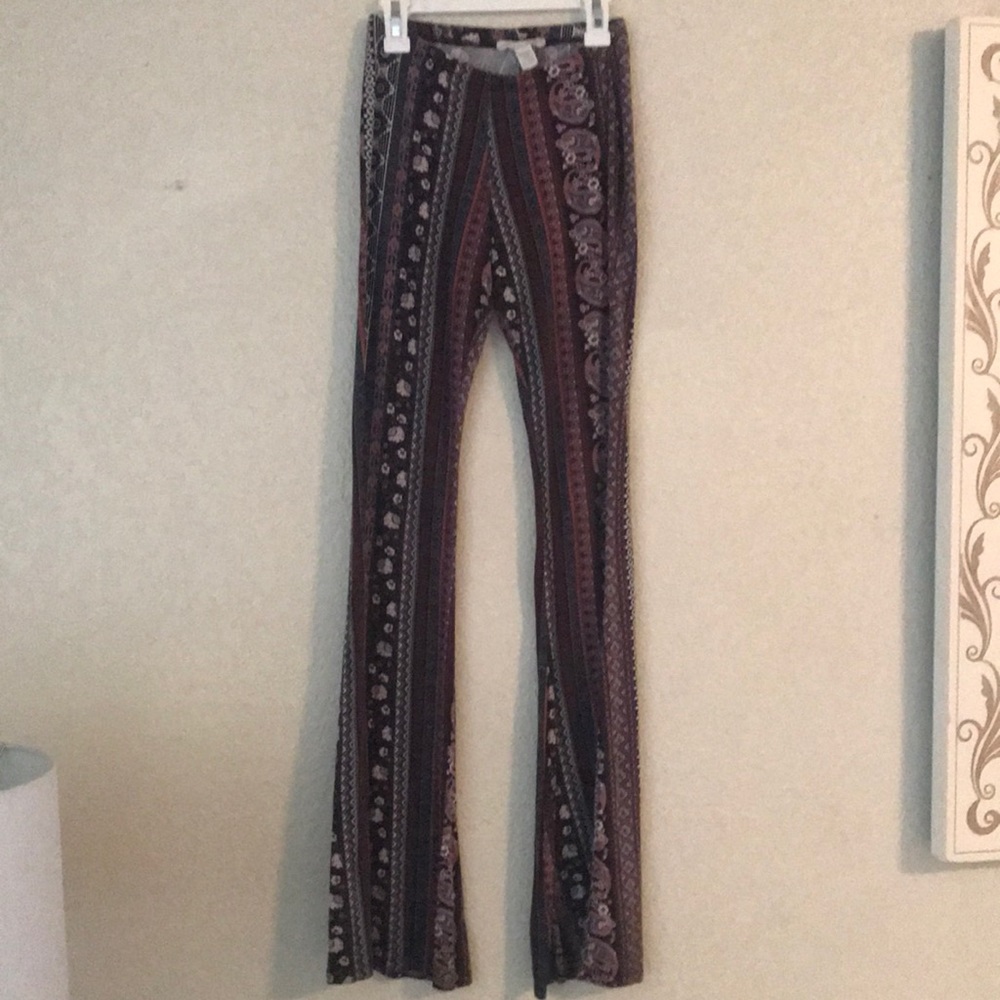 Printed Flare Pants